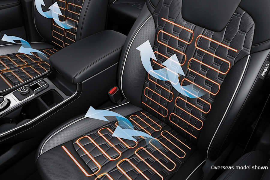 Heated and ventilated seating