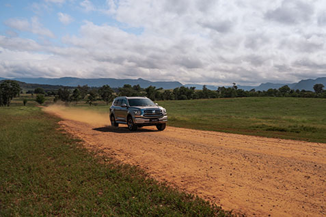 Take on more slippery, slidy terrain as the Tank automatically controls throttle and brakes in off-road conditions Image