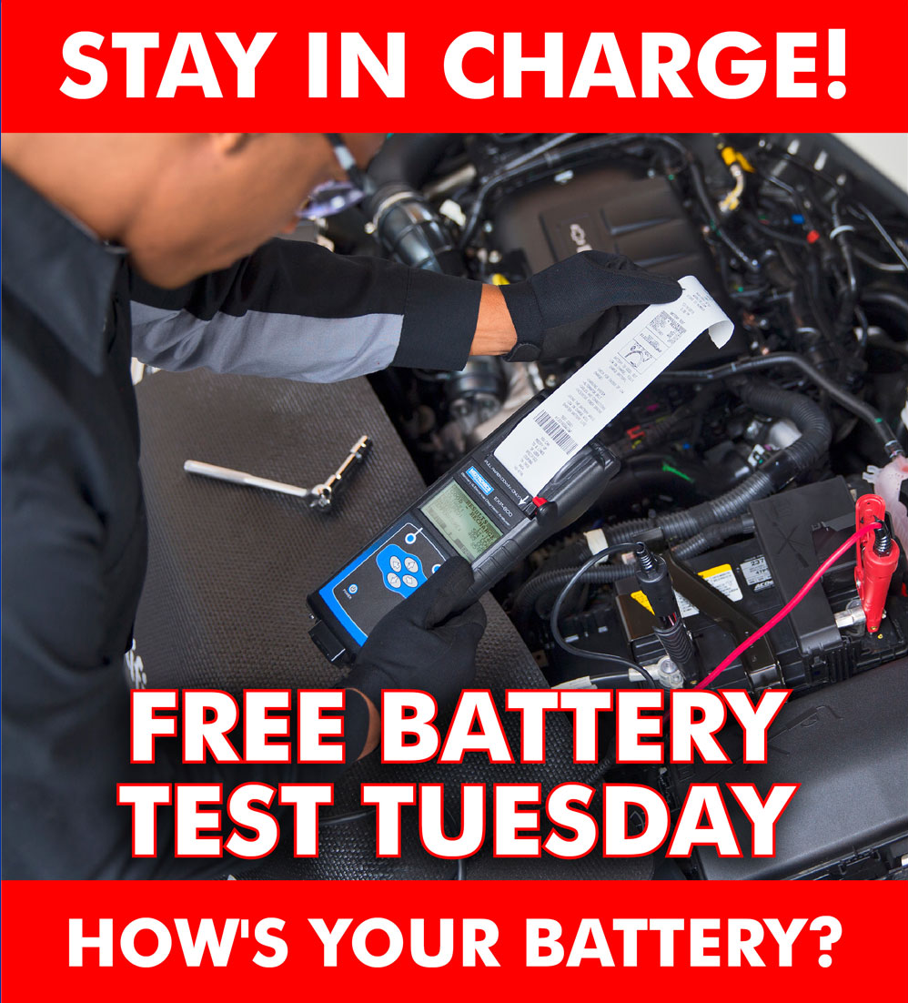 Free Battery Test Tuesday