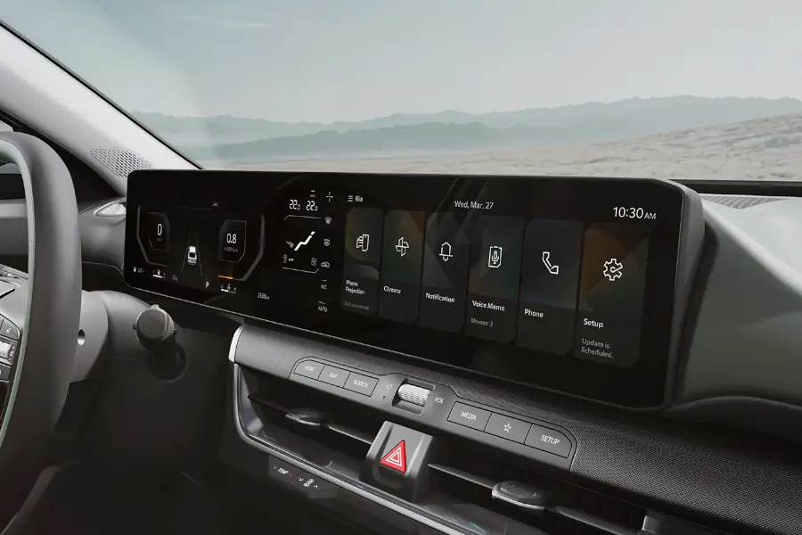 Integrated panoramic display
