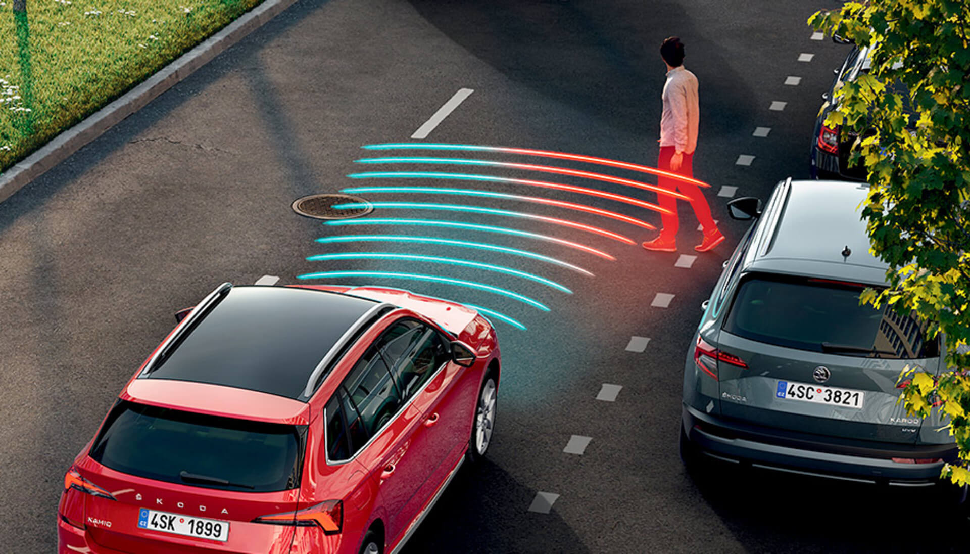 Kamiq Front Assist with Predictive Pedestrian Protection