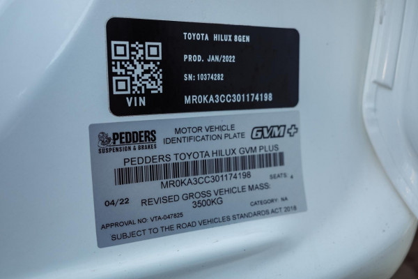 2022 Toyota HiLux GUN126R SR Cab Chassis Image 3