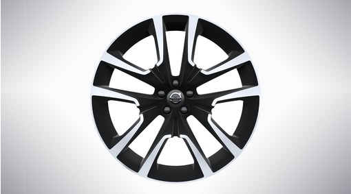 22" 5-Double Spoke Matt Black Diamond Cut - 800143