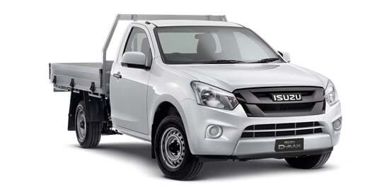 2018 Isuzu UTE D-MAX -- 4x2 SX Single Cab Chassis Low-Ride Single cab