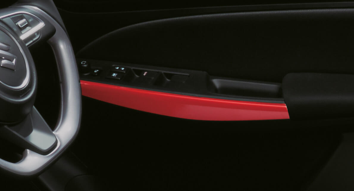 Front Door Trim Set - Red