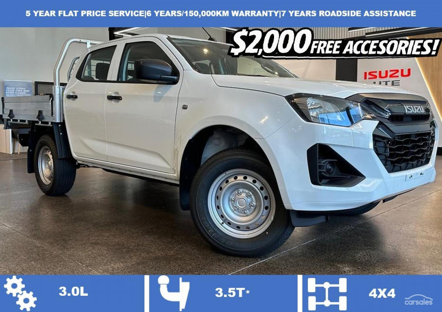 2026 MY25.5 Isuzu D-MAX RG SX Cab Chassis Image 1