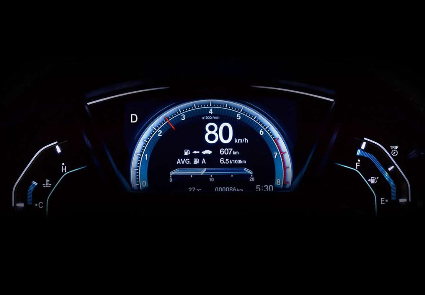 Civic Sedan Driver Information Interface