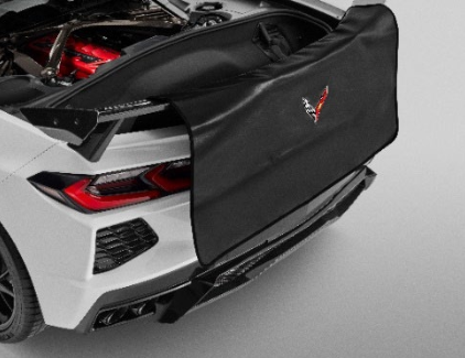 Rear Fascia Protector with Crossed Flags Logo