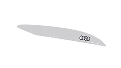Decals glacier white for ski and luggage box, 250 l