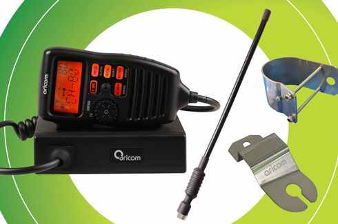 <img src="UHF CB Radio - Oricom - Sports bar or Fender fitment