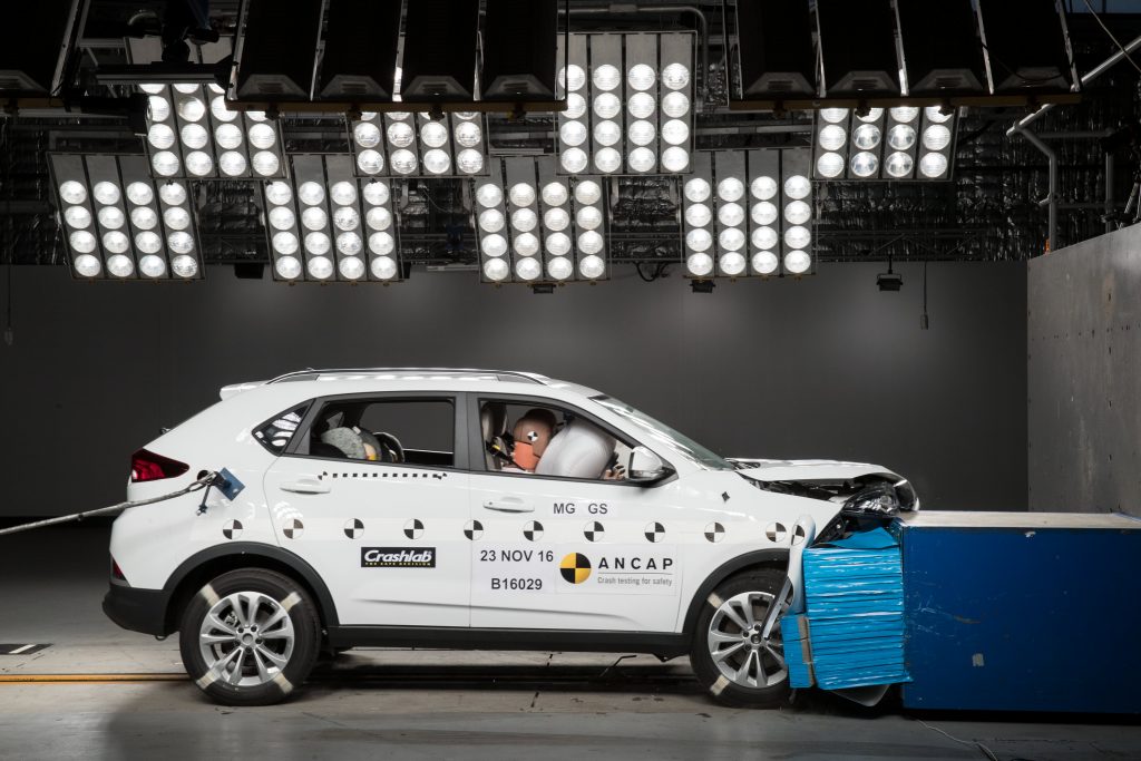 MG GS now 5 stars for safety