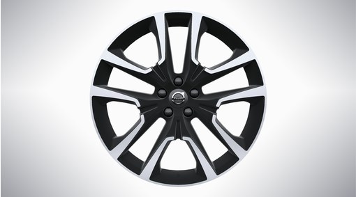 20" 5-Double Spoke Matt Black Diamond Cut Alloy Wheel - W007