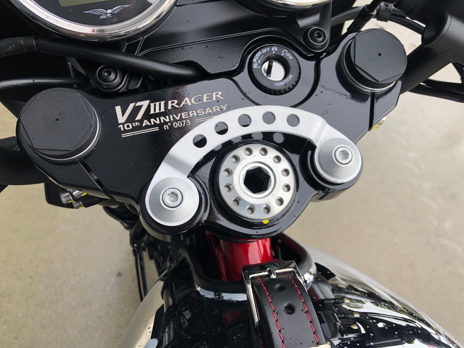 2020 Moto Guzzi V7 Racer III 10th Ann Motorcycle Image 15