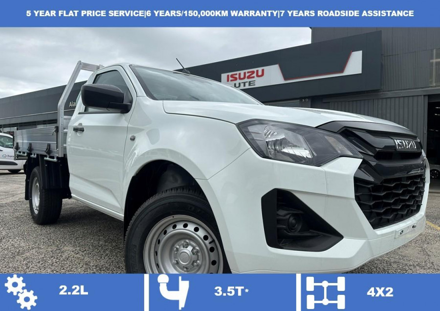 2026 MY25.5 Isuzu D-MAX RG SX High Ride Cab Chassis Image 1