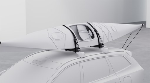 Retractable ski holder