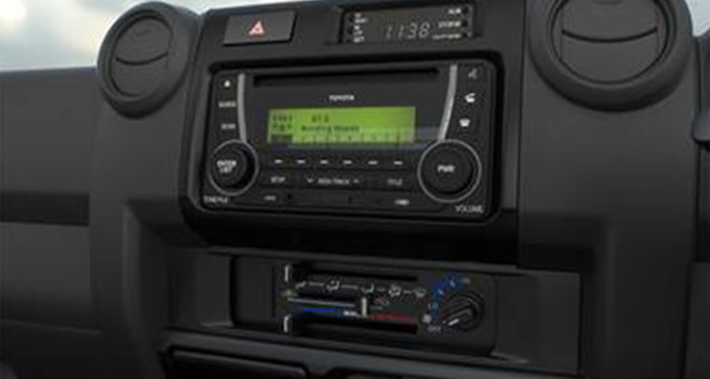 LandCruiser 70 Air-conditioning comes standard