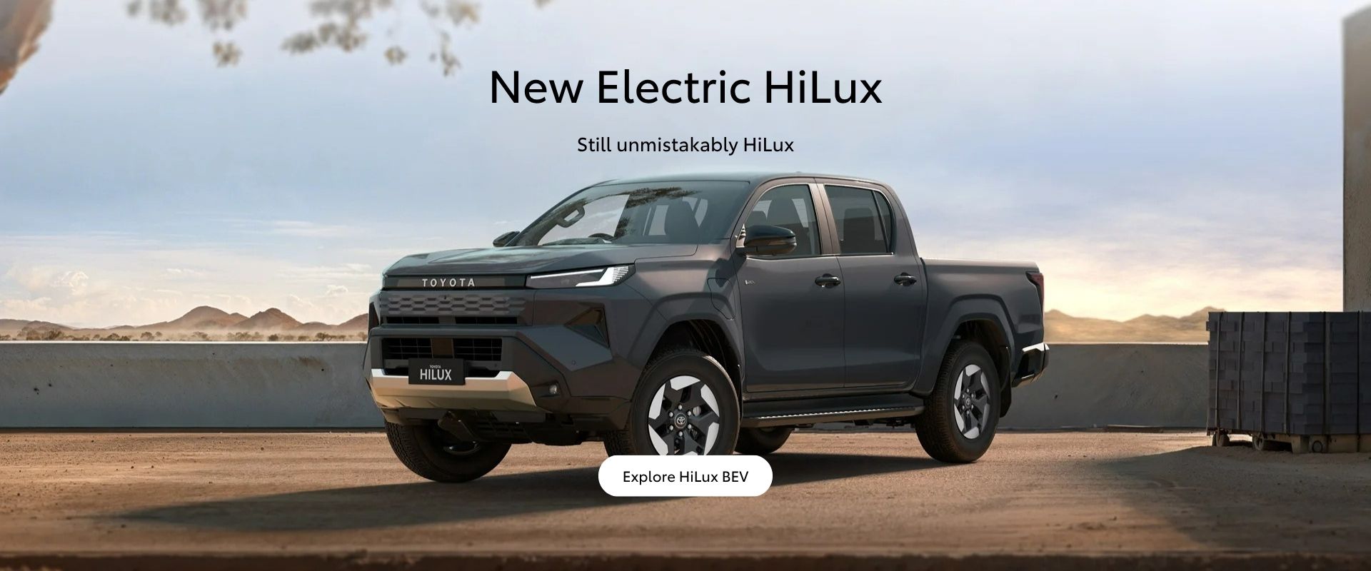 New Electric HiLux. Still unmistakably HiLux
