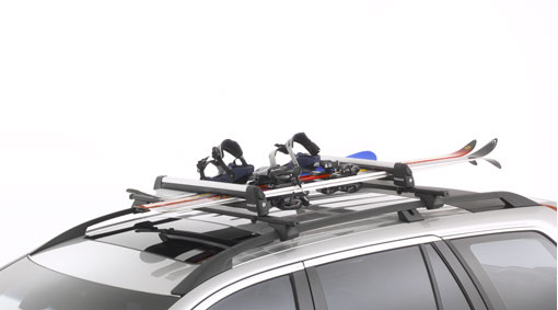 Ski holder, aluminium