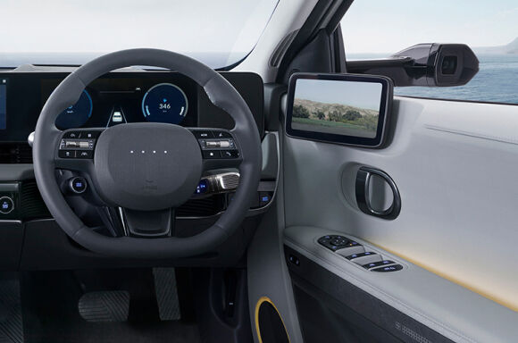 Digital side mirror Image