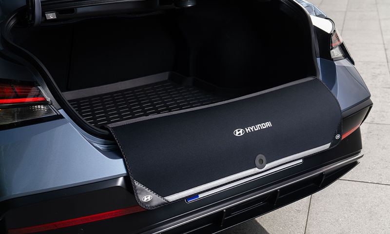 Fabric rear bumper protector