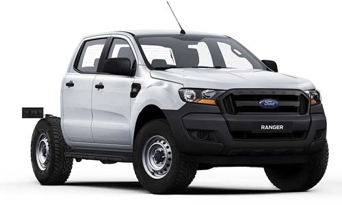 2018 Ford Ranger PX MkII 4x4 XL PLUS Double Cab Chassis 3.2L Cab chassis