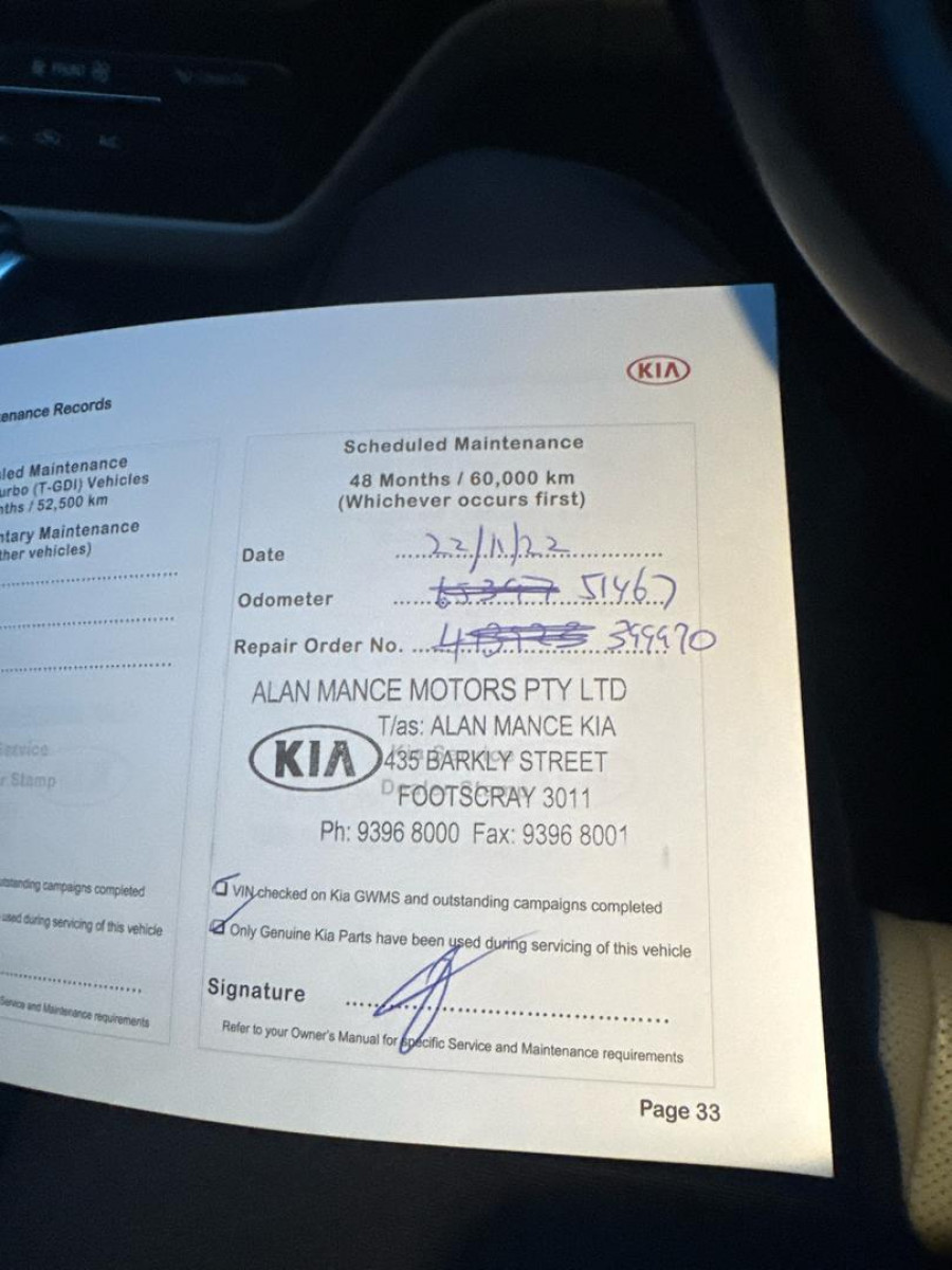 2017 MY18 Kia Carnival YP SLi Van Image 27