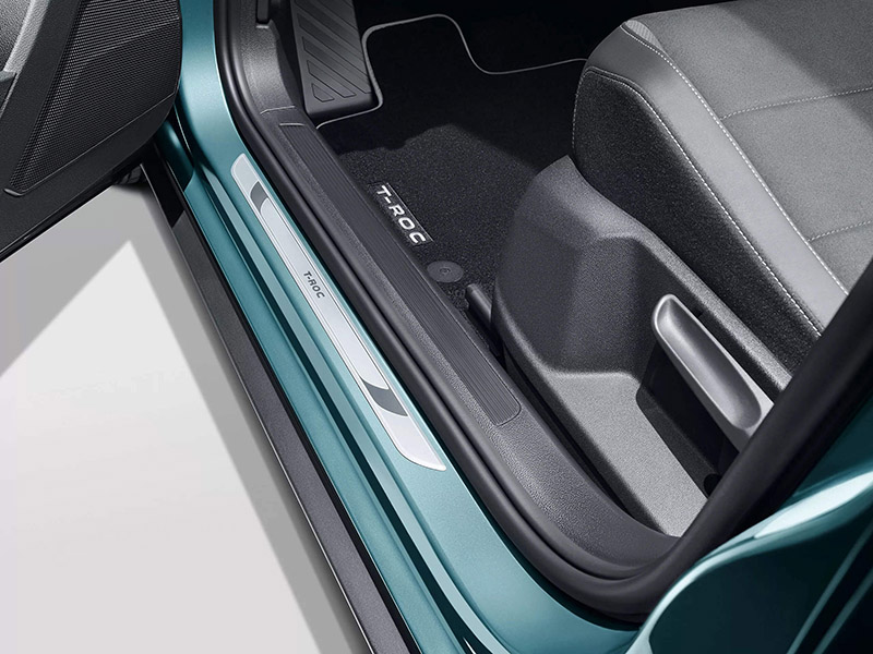 Door sill protection plate