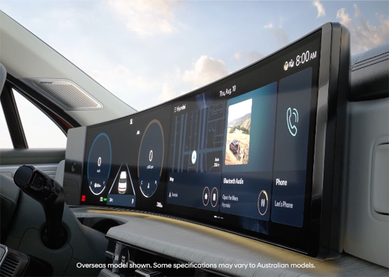 Panoramic Curved Display Image
