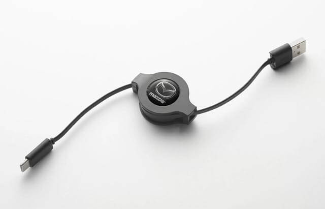 Retractable USB to Type C Cable