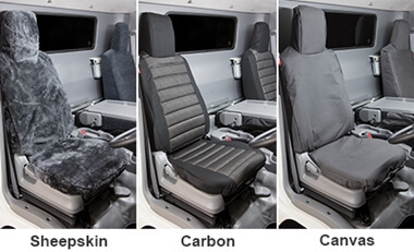 Seat Covers - Sheepskin, Canvas & Carbon