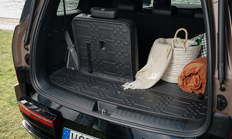 Cargo liner tray - seat back