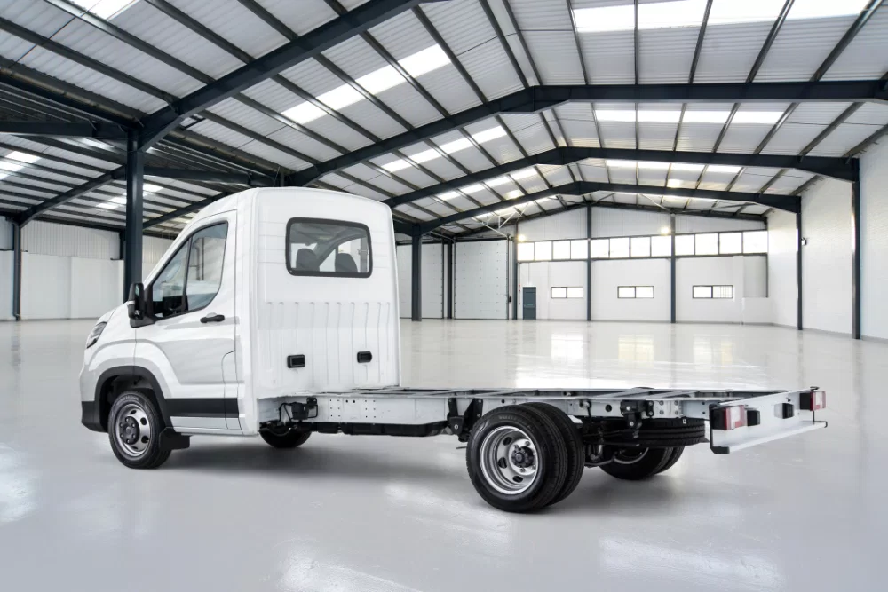 THE DELIVER 9 CAB CHASSIS. Image