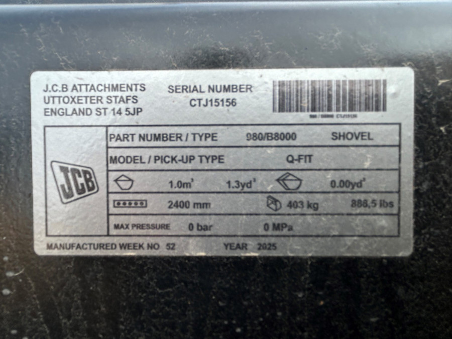 2026 JCB TELEHANDLER - AG Telescopic Handler Image 11