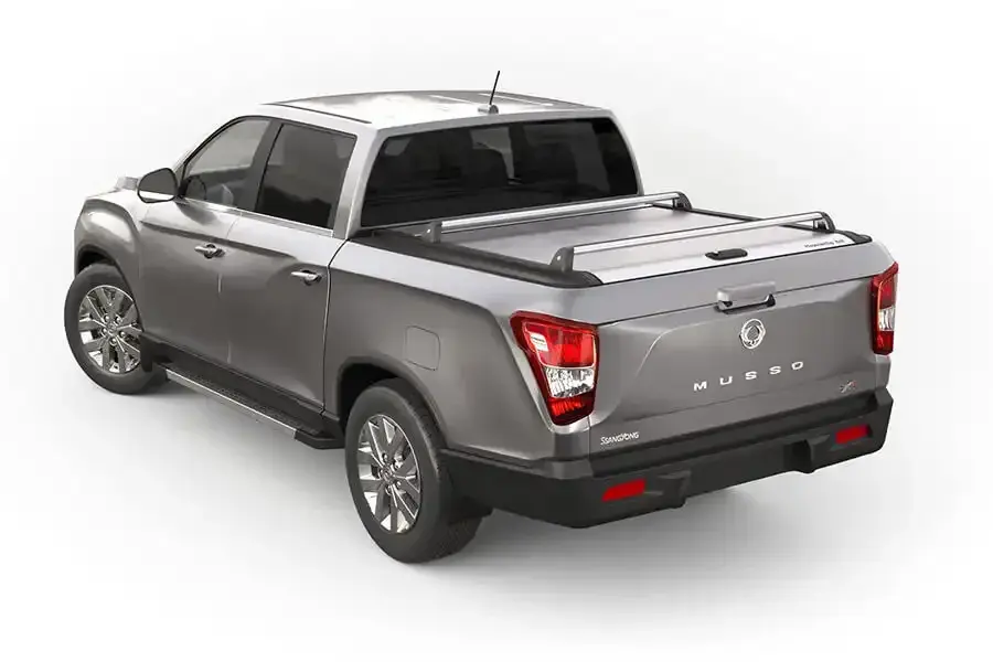 Musso Deck Roll Top Cross Bars - Polished (SWB + XLV)