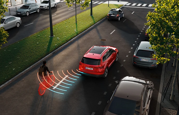 Side Assist with Rear Traffic Alert Image