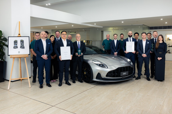 Aston Martin Sydney APAC Dealer of the Year and APAC Sales Team of the Year.
