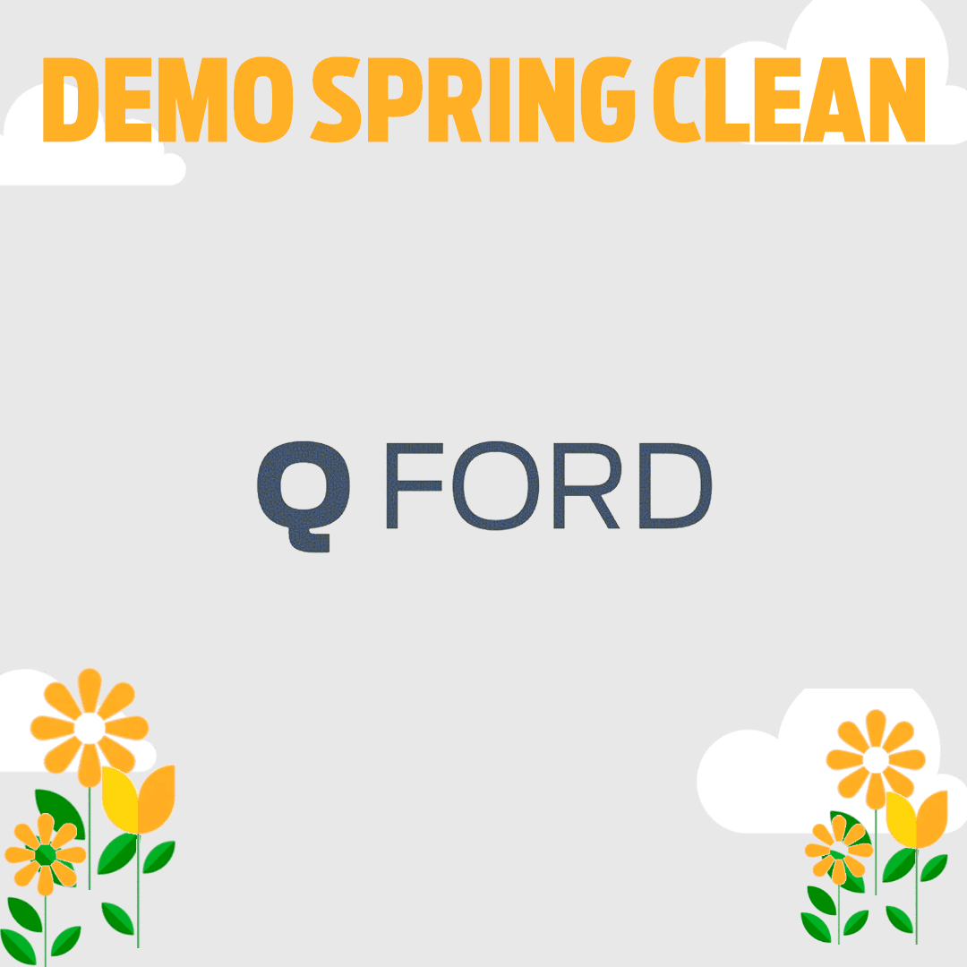 Q Ford Demo Spring Clean