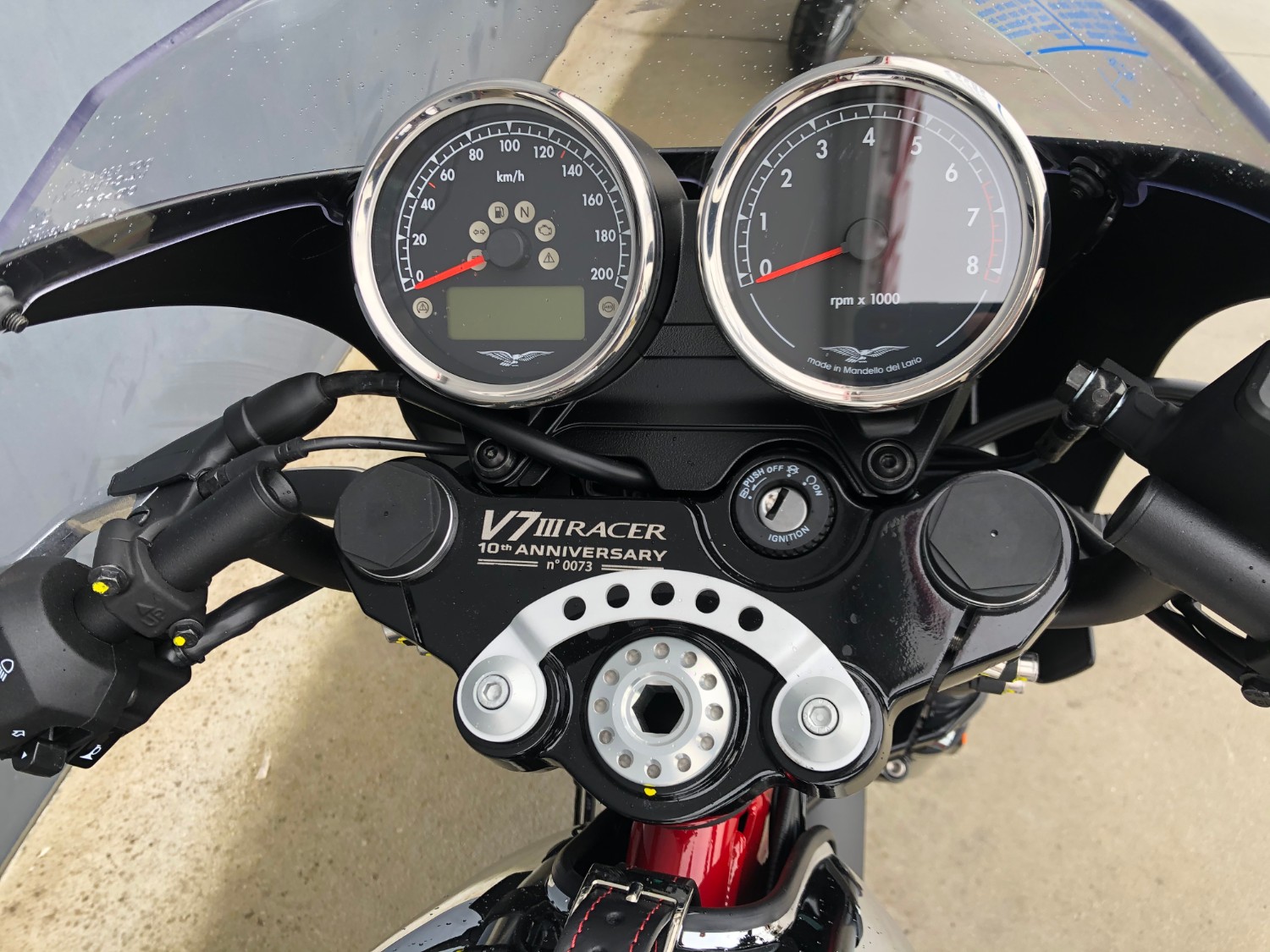 2020 Moto Guzzi V7 Racer III 10th Ann Motorcycle Image 9