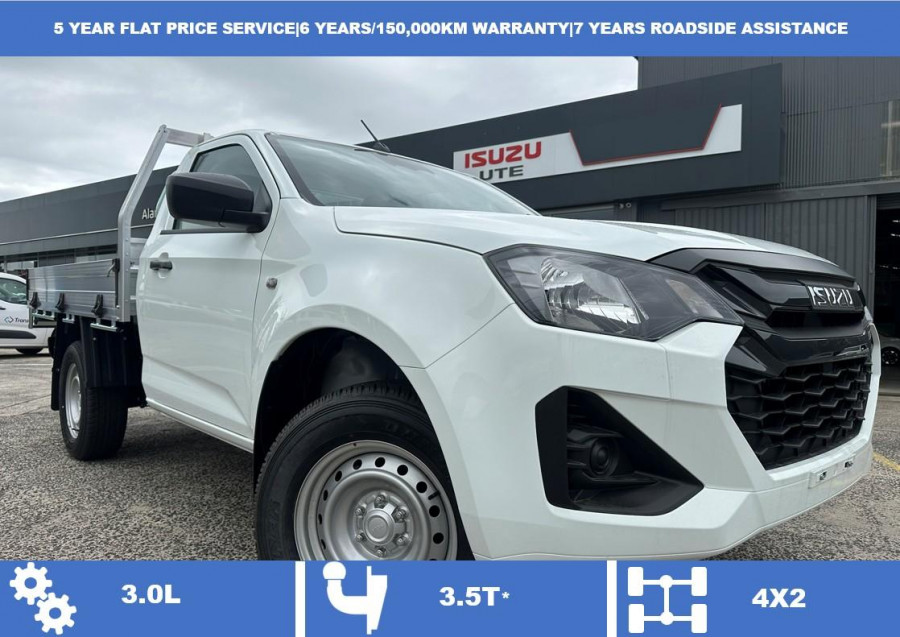 2026 MY25.5 Isuzu D-MAX RG SX High Ride Cab Chassis Image 1