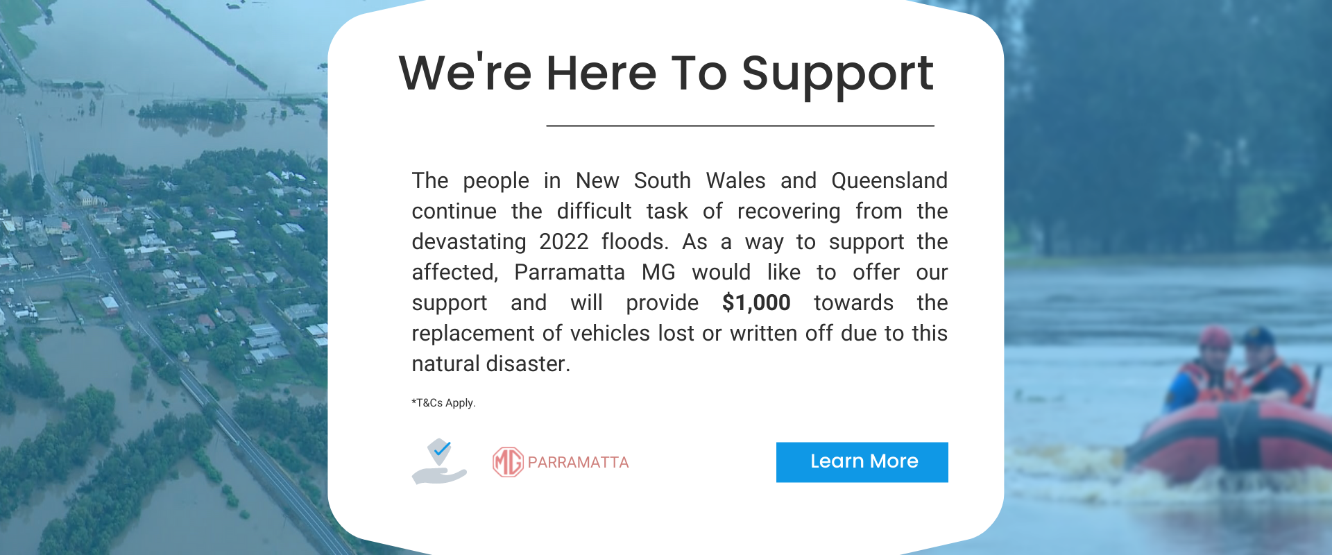 MG Extends Support towards March 2022 Flood Relief - NSW and Queensland