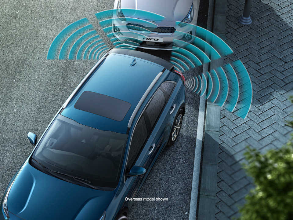 Rear view camera and reverse parking sensors Image