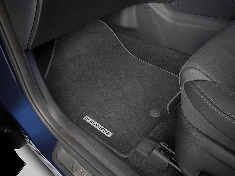 Tailored carpet floor mats - black (set of 3)