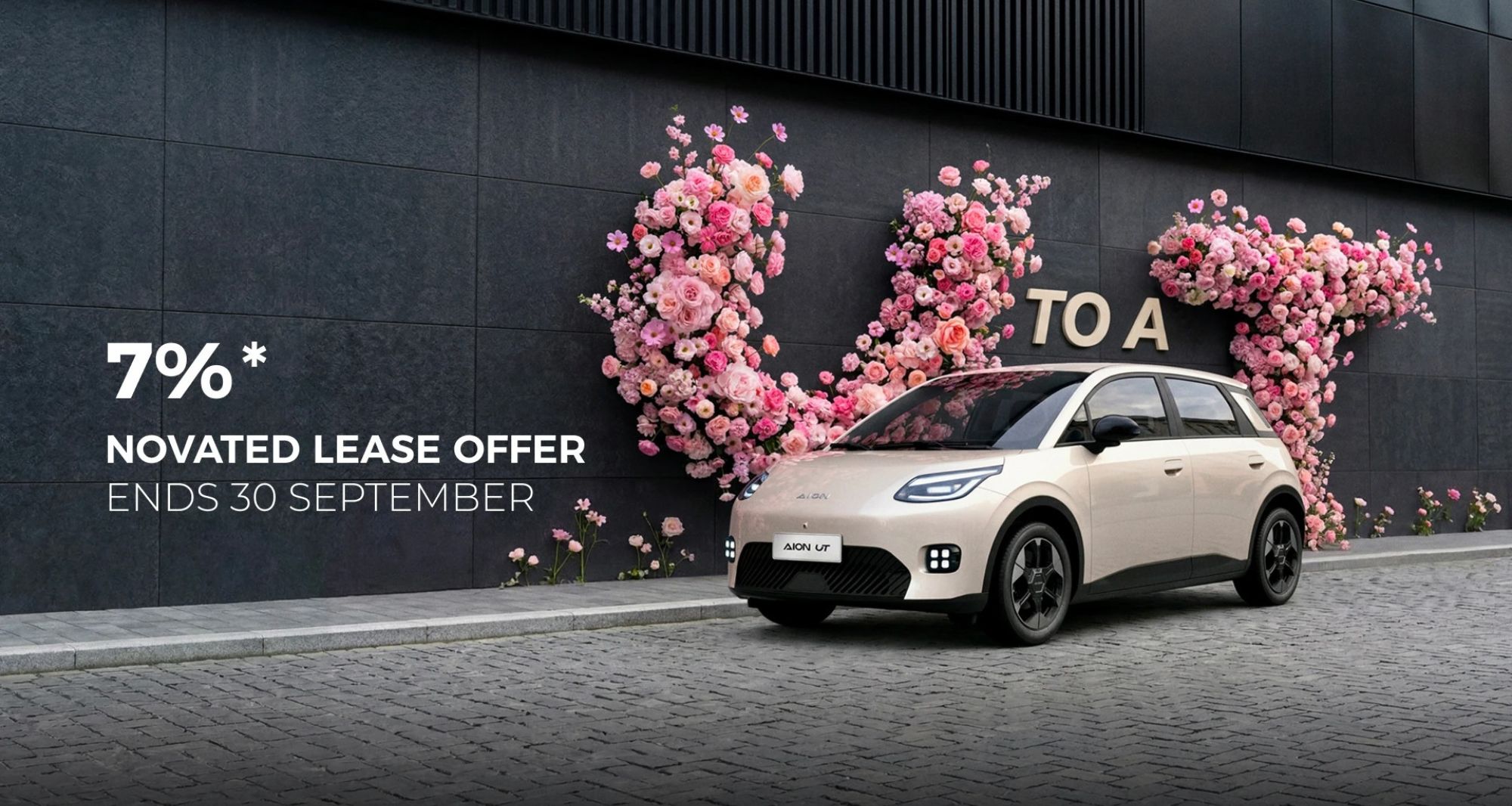 7 percent Novated Lease Offer. Ends 30 September.