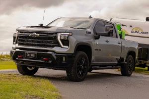 Black Front and Rear Bumpers Image
