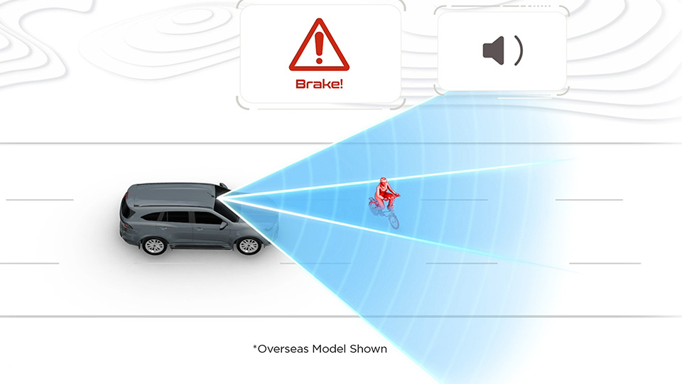 Forward Collision Warning (FCW) and Autonomous Emergency Braking (AEB) Image