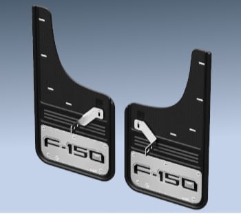 Mudflaps F-150 Branded - Front