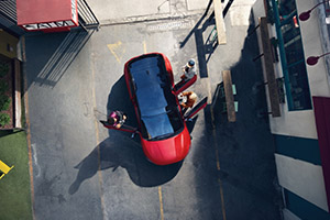 Veloster Secret 2+1 hidden door design.