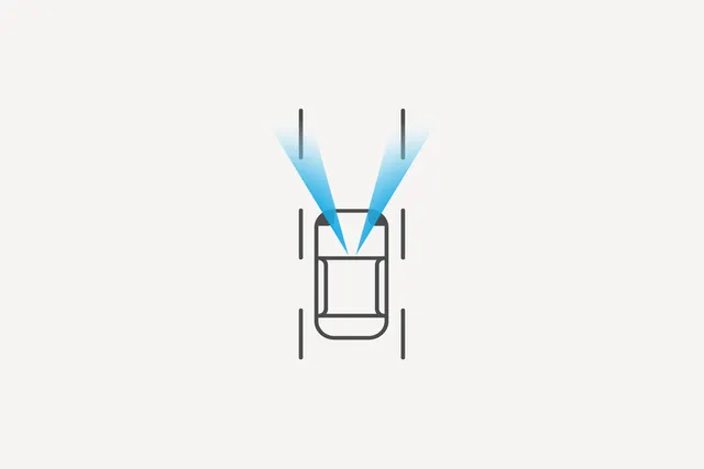 Lane departure warning and intervention<sup>(26)</sup> Image