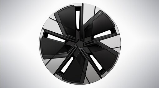 20" 5-Spoke Glossy Black Diamond Cut