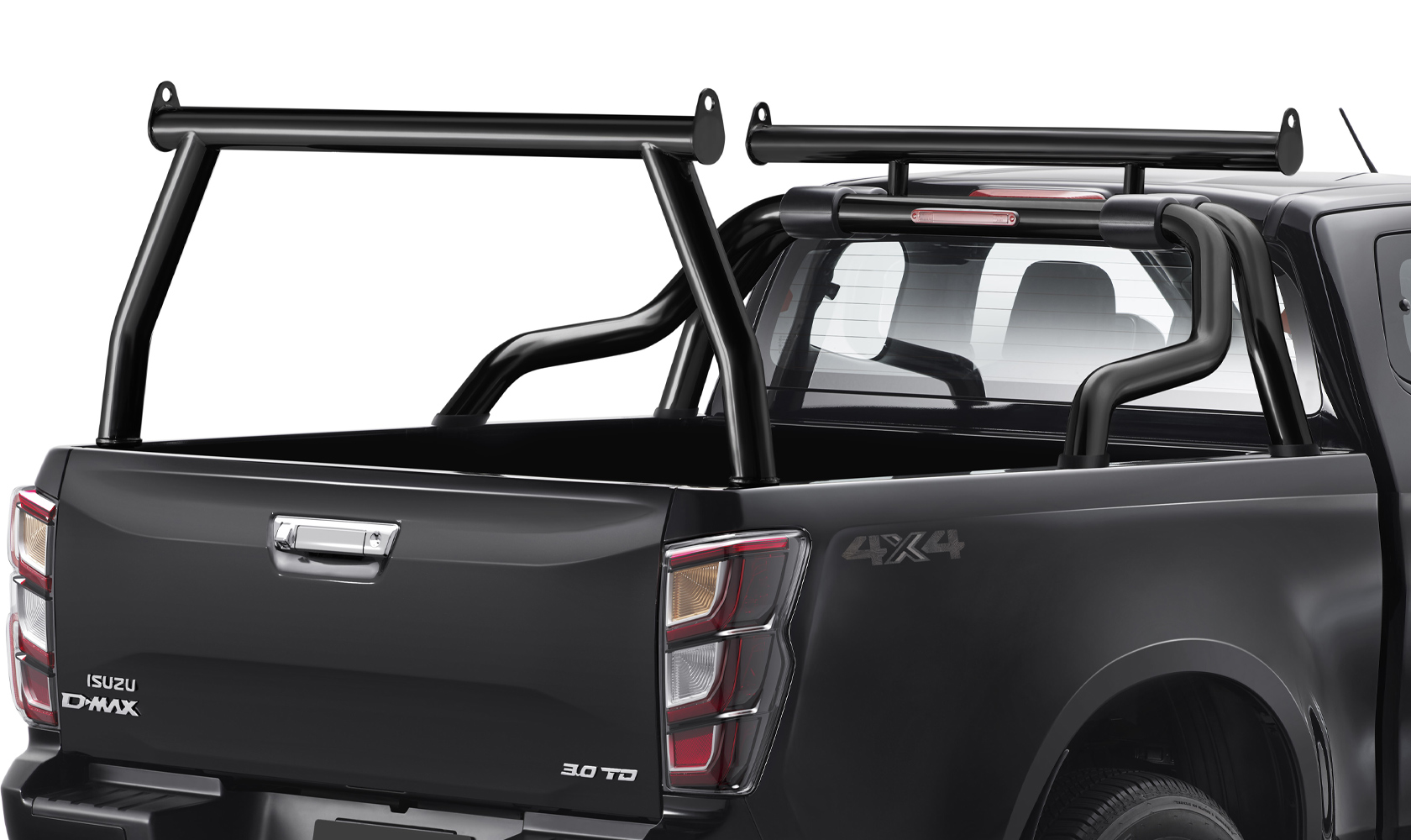 Satin Black Ladder Rack Kit (Sports Bar sold separately)